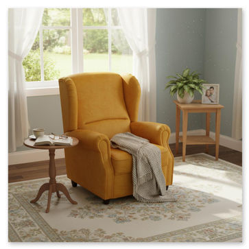 Ohrenbackensessel CARLOS