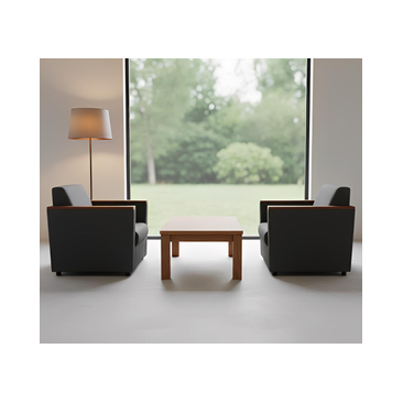 MAX-XL Sessel mit Holzarmauflage