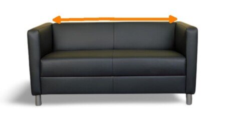 Sofa LEANDER Extrabreit Sofa LEANDER Extrabreit