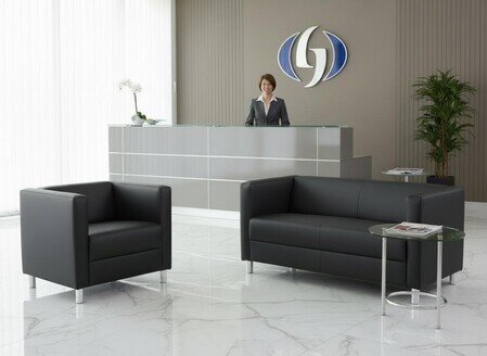 LEANDER Sofa "L" mit geteilter Front