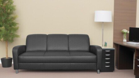 LEON Sofa 3-Sitzer Leder