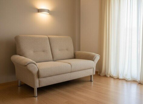 SENIOR 2-Sitzer Sofa mit breiten Armlehnen